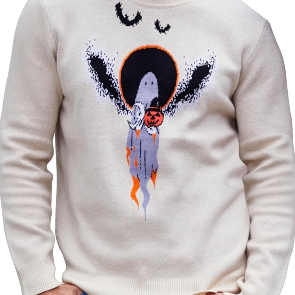 Ghostly Cream Sweater